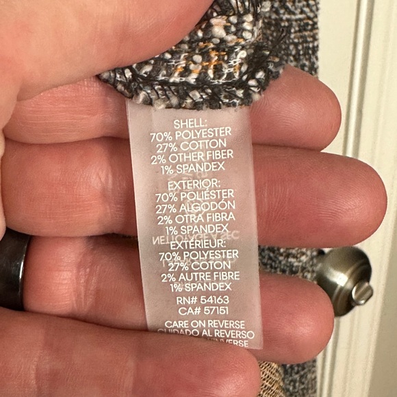 Like New Calvin Klein Plaid Dress Size 16 - Picture 4 of 5